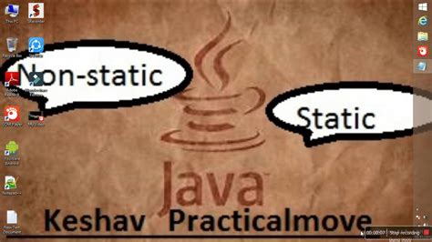 Static and non static member in java| static Vs instance ...