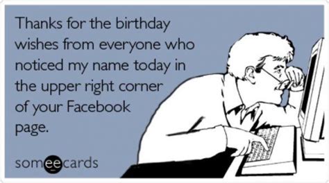 Funny Thank You For Birthday Wishes On Facebook Birthday Wishes Funny