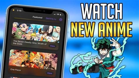 Top 3 New Anime Apps Anime Apps For Iphonedubbed And Subbed Anime