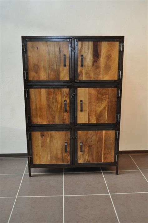 Découvrez l'armoire en bois dont vous rêver dans la sélection home24. Armoire bois massif et métal industrielle Destockage Grossiste