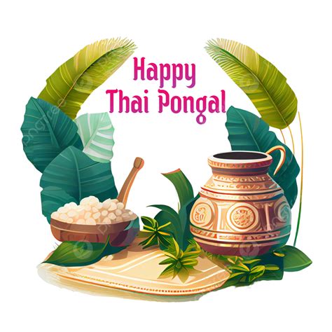 Happy Thai Pongal Thai Pongal Pongal Happy Pongal Png Transparent