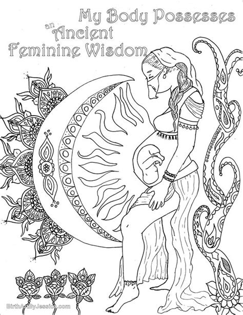 See more ideas about coloring books, birth art, birth. Birth Affirmation Coloring Page -Free Printable!- feminine ...