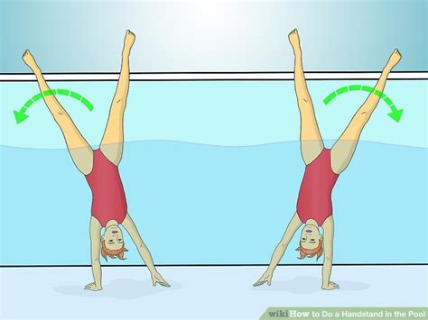 How To Do A Handstand In The Pool With Pictures Wikihow