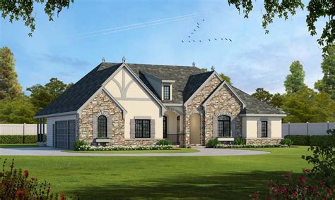 French Country House Plan 3 Bedrooms 2 Bath 2598 Sq Ft Plan 10 1454