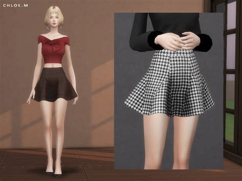 Mini Skirt 02 By Chloemmm At Tsr Sims 4 Updates