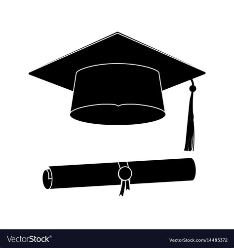 Black Graduation Cap Svg