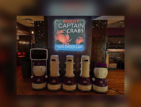 Robot Captain Crabs Cajun Seafood And Bar In Newark Delaware Has