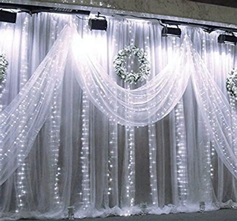 Curtain Lights 3m X 3m 300 Led Curtain Fairy String Light Indoor