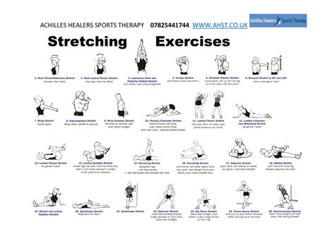 Exercises Stretches Achilles Healers Sports Therapy