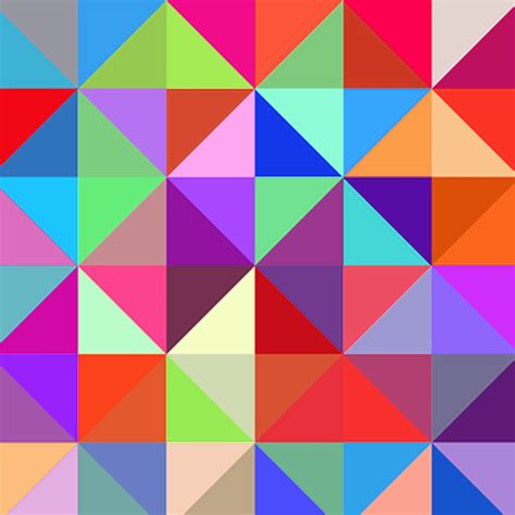 Doodlecraft Colorful Triangles Geometric Freebies