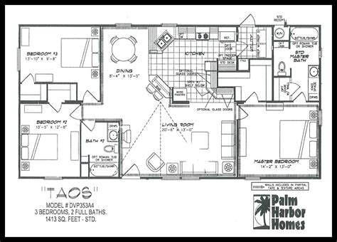 Create detailed and precise floor plans. 2007 Palm Harbor - Lot 214 | Desert Pueblo Mobile Homes