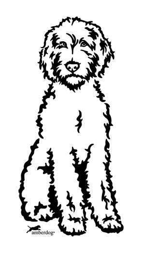 Discover more posts about black and white doodles. labradoodle drawing - Google-søgning | Labradoodle art ...