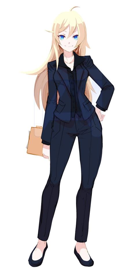 Anime Girls In Business Suits Animoe