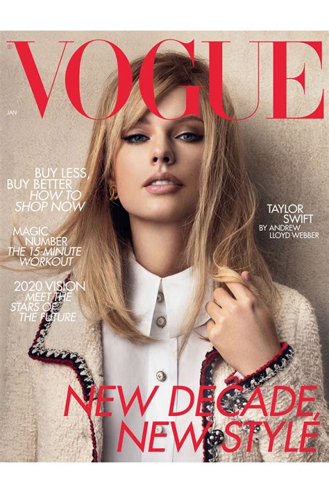 Taylor Swift Wears Archive Chanel On The Cover Of British Vogue And Looks