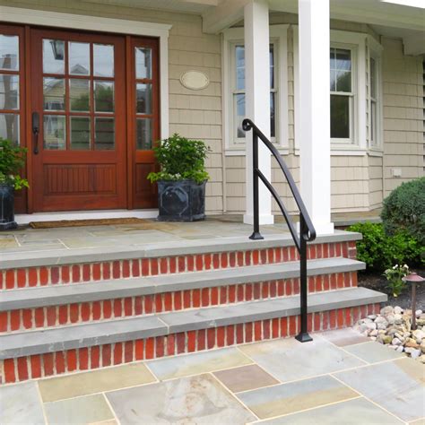 Front porch steps functional yet beautiful. Stair Hand Rails For Porches And Decks intended for ...