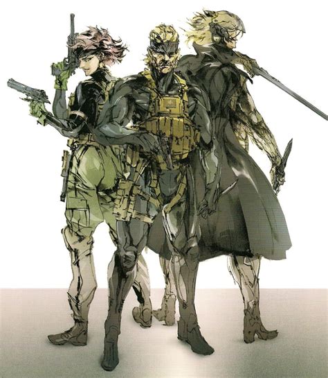 Meryl Snake And Raiden Art Metal Gear Solid 4 Art Gallery Metal Gear