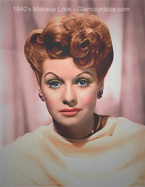 The History Of 1940s Makeup 1940 To 1949 Glamour Daze Hair Styles