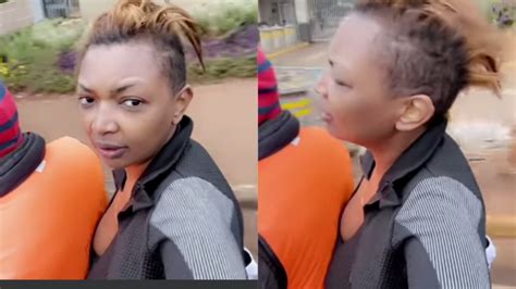 Netizens Accuse Karen Nyamu Of Rubbing Boda Boda Rider With Her Nyonyos