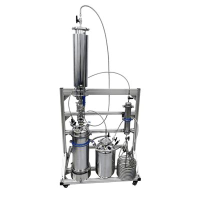 The 2lb closed loop hydrocarbon extraction system performs botanical extraction within a sealed, vacuumed system. 1-lb closed loop extractor kit
