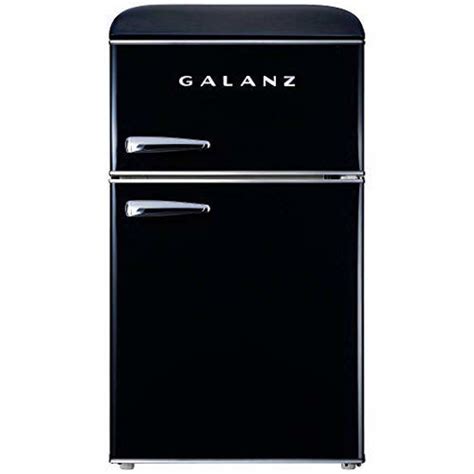 GetUSCart Galanz GLR31TBKER Retro Compact Refrigerator 3 1 Cu Ft Mini