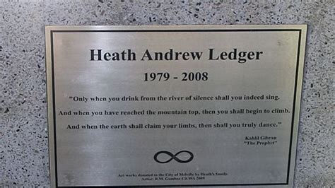 The Grave Of Heath Ledger In Karrakatta Cemetery Perth Australia R