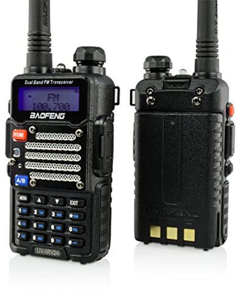 Baofeng Uv 5r V2 Dual Band Two Way Radio Camp Stuffs