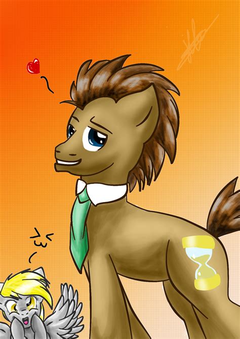 Doctor Whooves And Derpy By Katie The Fox On Deviantart