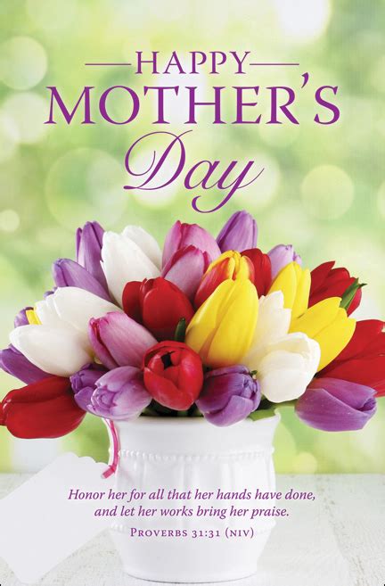 Standard Mothers Day Bulletin Happy Mothers Day