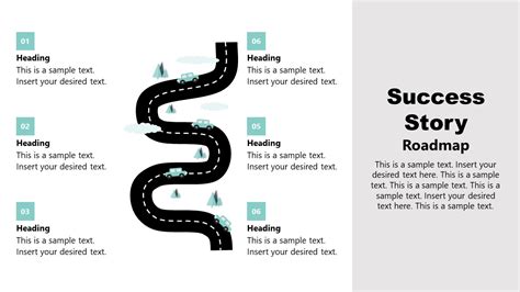 Roadmap Powerpoint Success Story Template Slidemodel