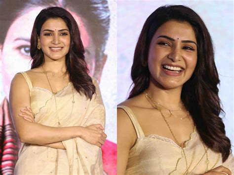 In Pics Samantha Akkineni Is An Epitome Of Grace In This Cream