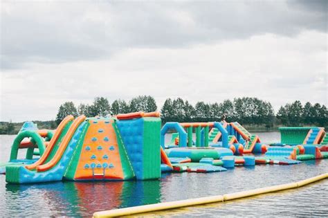 Large Commercial Inflatable Water Splash Park Floating Water