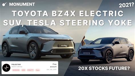 Toyota Bz4x Electric Suv Has A Solar Roof And A Steering Yoke Like