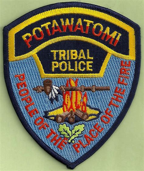 Potawatomi Oklahoma Tribal Police Patch