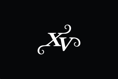 Monogram Xv Logo V2 Graphic By Greenlines Studios · Creative Fabrica