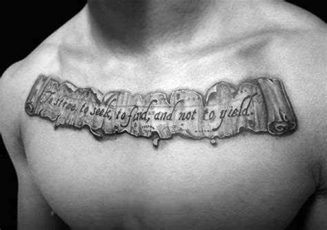60 Scroll Tattoos For Men Manly Paper Design Ideas