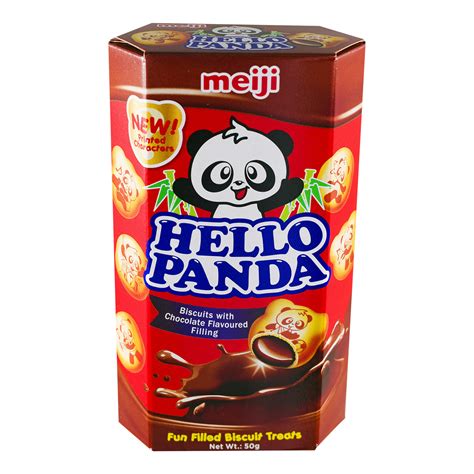 Meiji Hello Panda Chocolate Biscuit Pack Of 10 X 50 Gr Wholesale