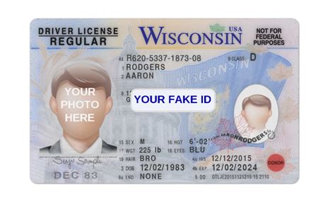 Wisconsin Fake Id Template Your Fake Id Templates