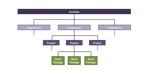 Project Programmes And Portfolio Hierarchy Simplep3m