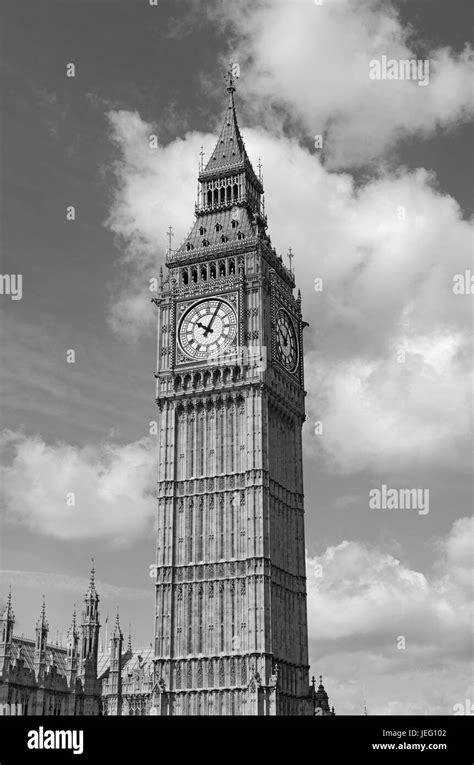 Big Ben Clock Tower Also Known As Elizabeth Tower Near Westminster