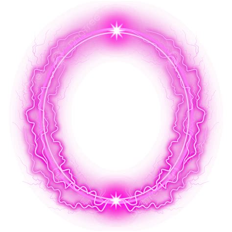 Pink Light Effect Vector Art Png Lightning Light Effect Border Pink