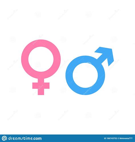 Gender Icon And Male Female Symbol 向量例证 插画 包括有 Icon Female 166743752