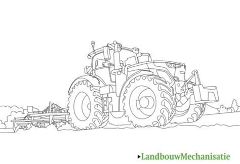 Kleurplaten.nl maakt gebruik van cookies! LandbouwMechanisatie kleurplaat - deel 2: Fendt ...