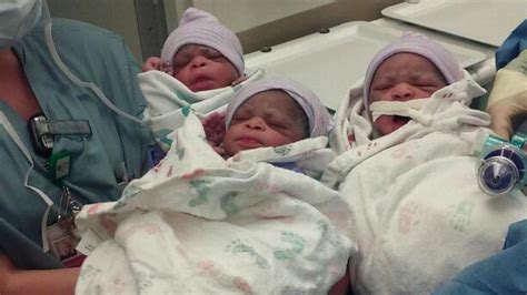 Chakya Miles Of Chicago Gives Birth To Non Identical Triplets Abc7 Chicago