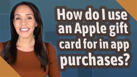 How Do I Use An Apple Gift Card For In App Purchases YouTube
