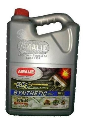 Aceite Motor Amalie 20w50 Pro Hp Semisintetico Cuotas Sin Interés