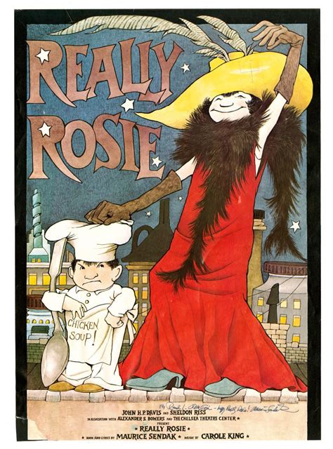 Lot Maurice Sendak Signed Poster Really Rosie