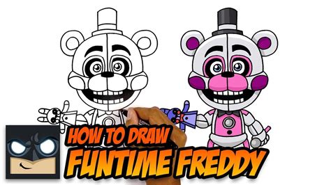 How To Draw Funtime Foxy Face Once You Re Done With The Frontal Part Of