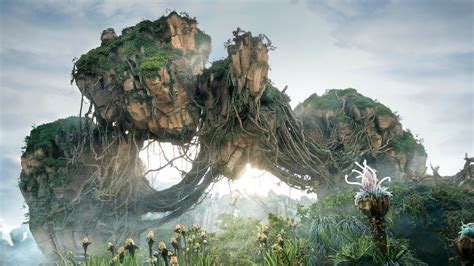 Disneys World Of Pandora Avatar Park Opens With Floating Mountains