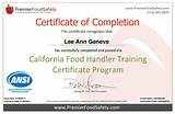 Food Handlers License Wa Pictures