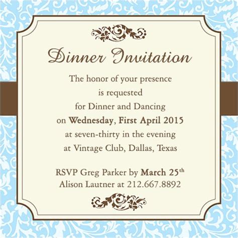 As with other party invitations, don't forget to include the date and time, the location, and rsvp information. Dinner Party Invitation Wording Casual | wmmfitness.com